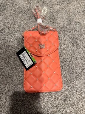 Coral Pearls Phone Case W/ Card Holder